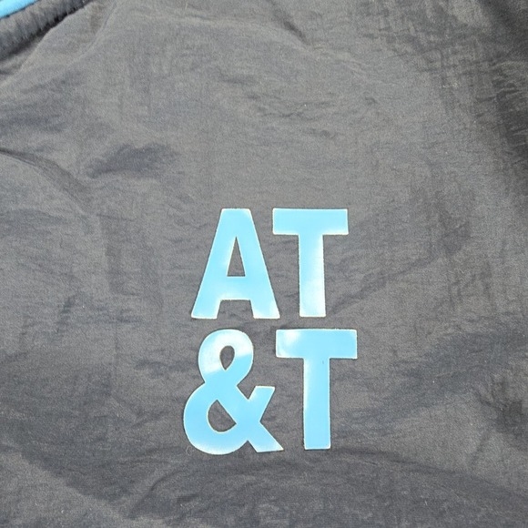 AT&T Windbreaker Jacket Adult XL Blue Nylon Full Zip Soft Shell Uniform Workwear - Picture 4 of 7